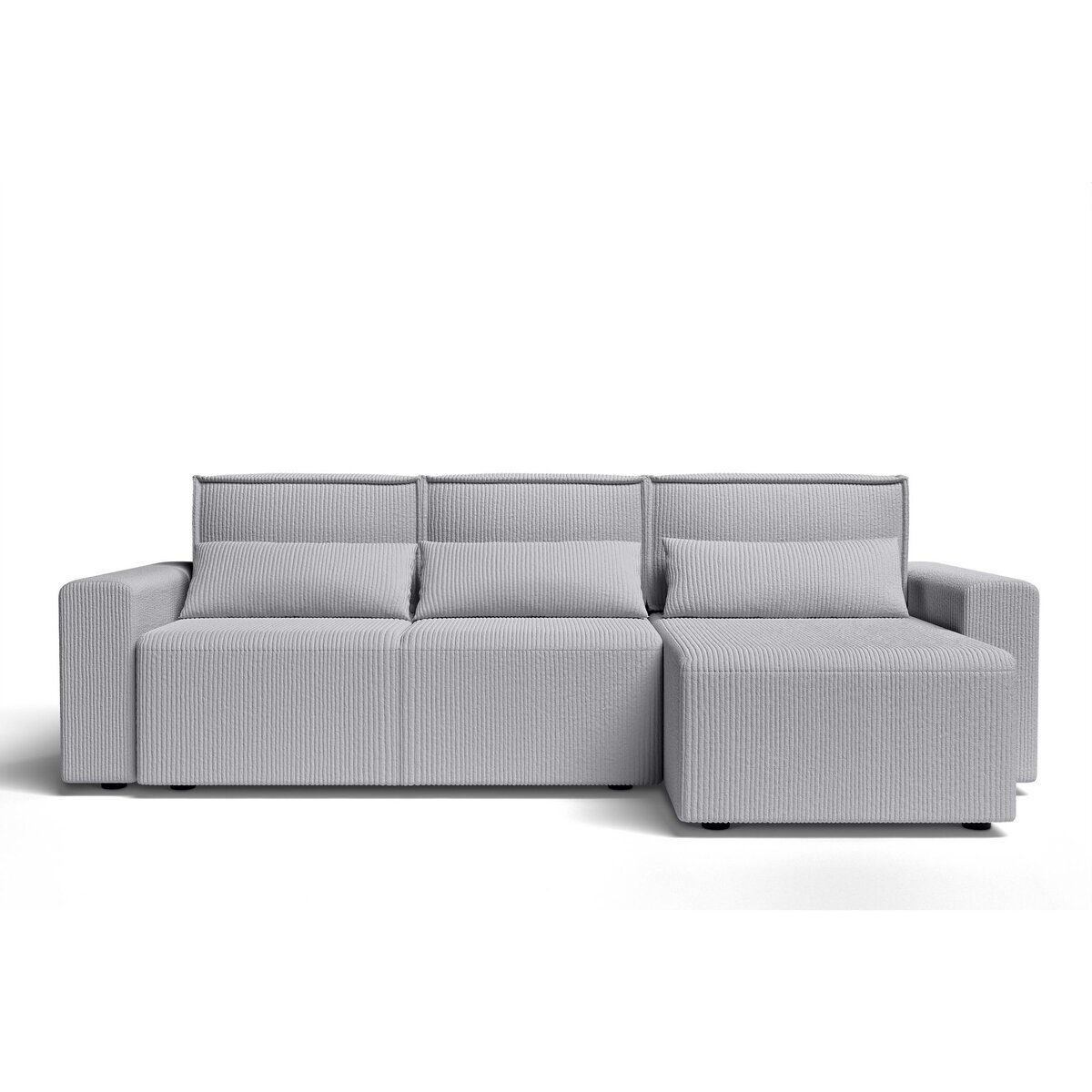 Canapé d'angle convertible et réversible velours côtelé JOY