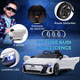 Voir la diapositive 5 : HOMCOM Véhicule électrique enfant Audi RS e-tron GT V. max. 5 Km/h télécommande effets sonores + lumineux blanc