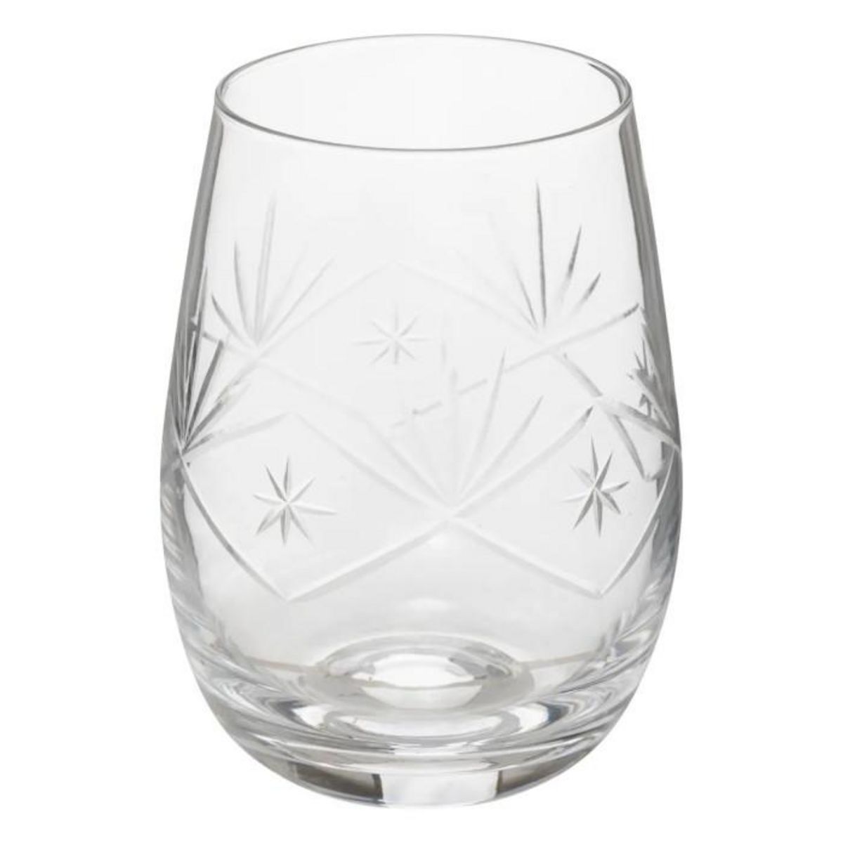 SECRET DE GOURMET Lot de 6 Gobelets Design  Victoria  42cl Transparent