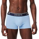 Lacoste Lot de 3 Boxers  Homme Lacoste 5H1300. Coloris disponibles : Bleu