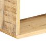 Voir la diapositive 4 : VIDAXL Ensemble d'etagere cube 3 pcs bois solide de manguier