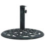 Voir la diapositive 2 : VIDAXL Socle de parasol Vert 9 kg 40 cm Fonte