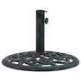 Voir la diapositive 2 : VIDAXL Socle de parasol Vert 9 kg 40 cm Fonte