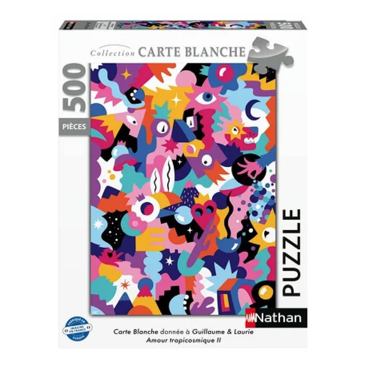 Nathan Nathan - Puzzle 500p - Amour carte blanche