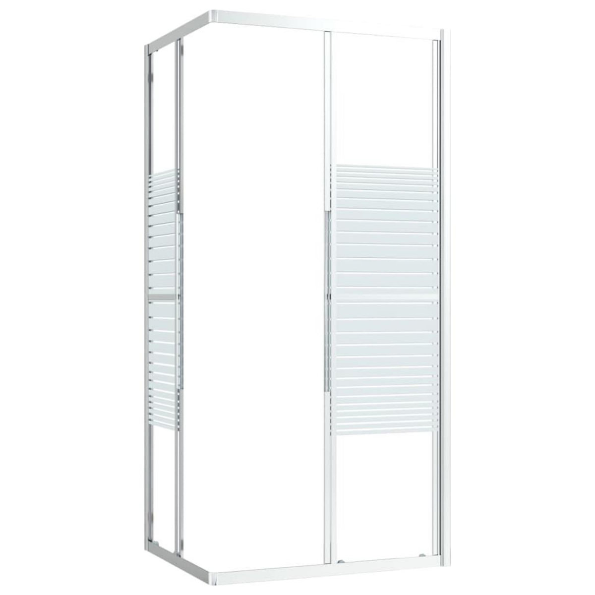 VIDAXL Cabine de douche ESG 90x70x180 cm