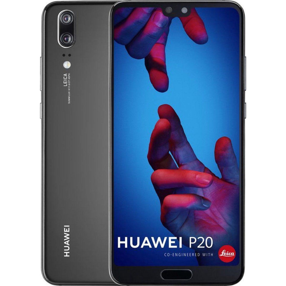 HUAWEI P20 (Mono Sim) Reconditionné 128 Go - Grade A+ - Noir