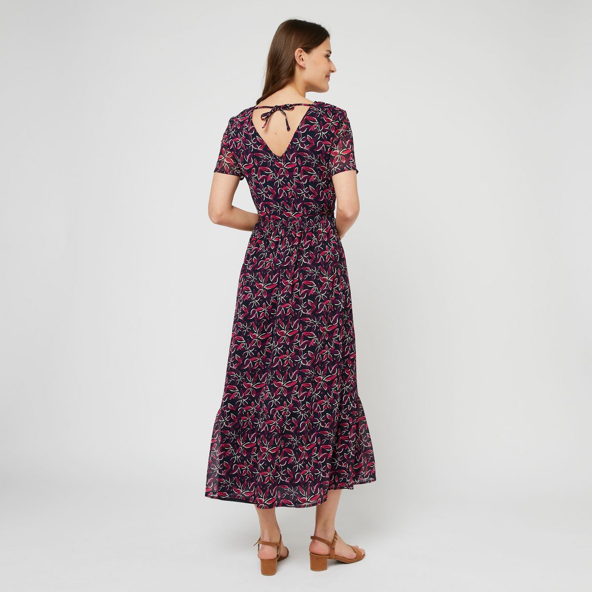 INEXTENSO Robe marine fantaisie femme