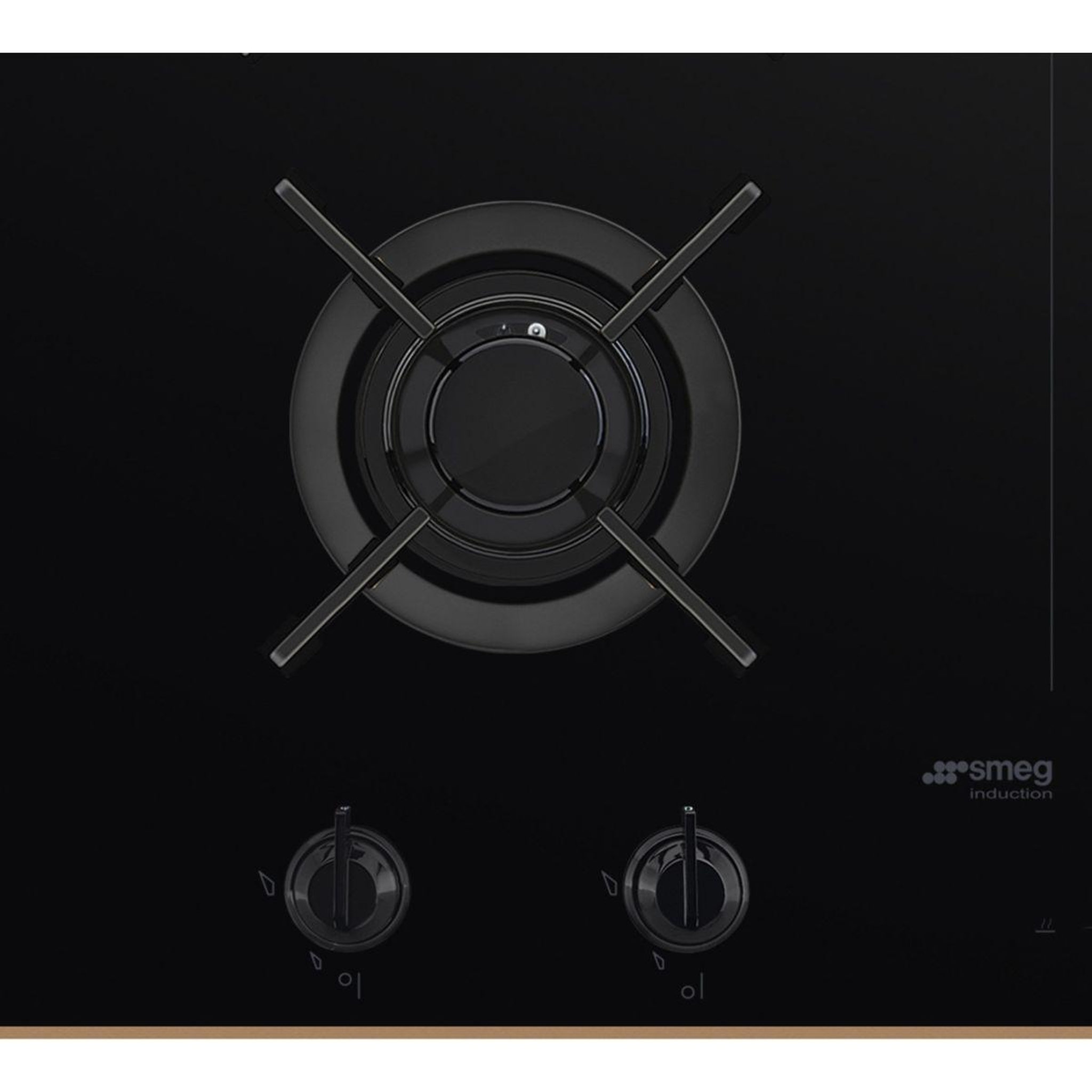Voir la diapositive 2 : SMEG Plaque mixte induction gaz pm6643r