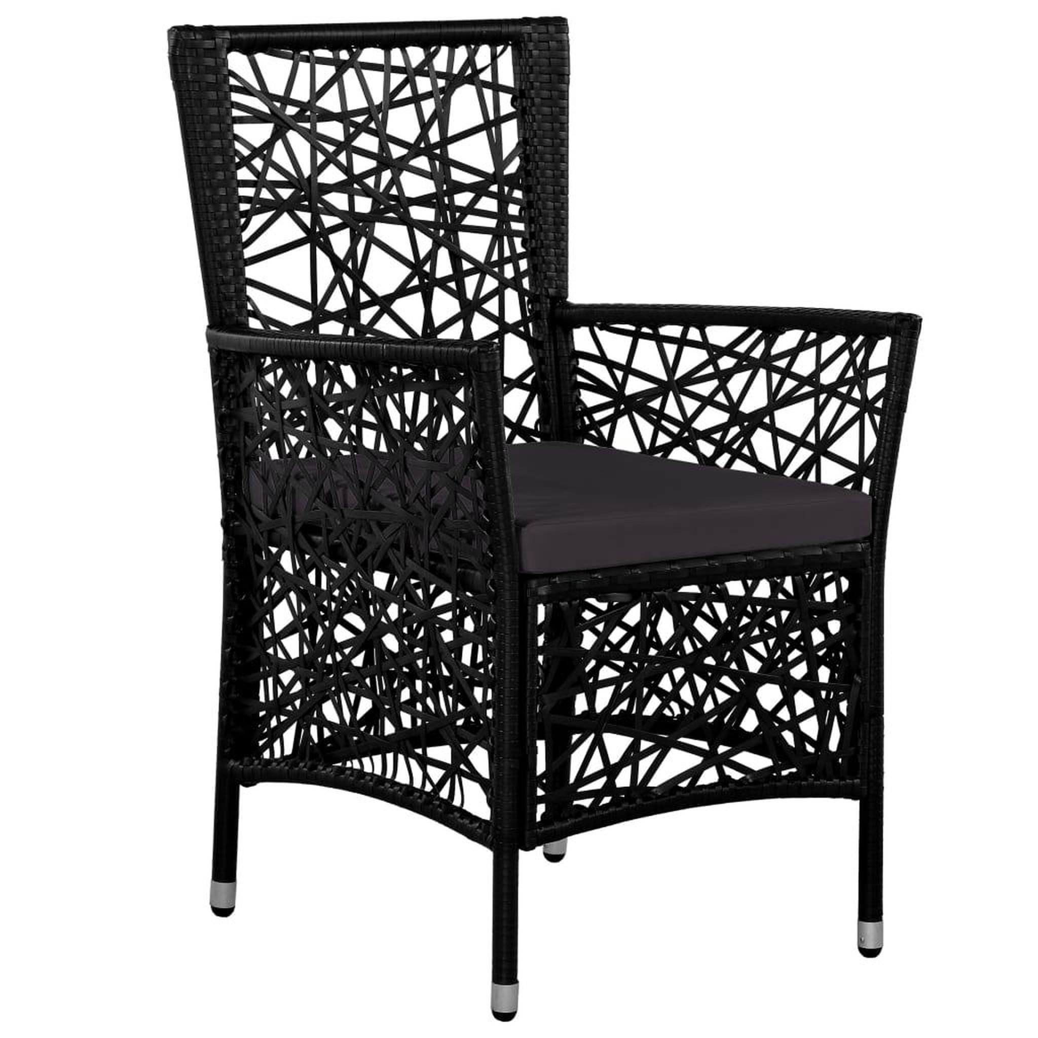 Voir la diapositive 4 : VIDAXL Ensemble a manger d'exterieur 7 pcs Resine tressee Noir