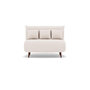 Voir la diapositive 1 : BEST MOBILIER Lumi - banquette convertible clic-clac 2 places en velours côtelé