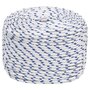 Voir la diapositive 2 : VIDAXL Corde de bateau Blanc 10 mm 25 m Polypropylene