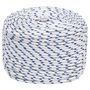 Voir la diapositive 2 : VIDAXL Corde de bateau Blanc 10 mm 25 m Polypropylene