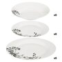 Voir la diapositive 1 : Services d'assiettes 18 pièces porcelaine FLORAL