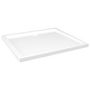 Voir la diapositive 2 : VIDAXL Receveur de douche rectangulaire ABS Blanc 80x90 cm