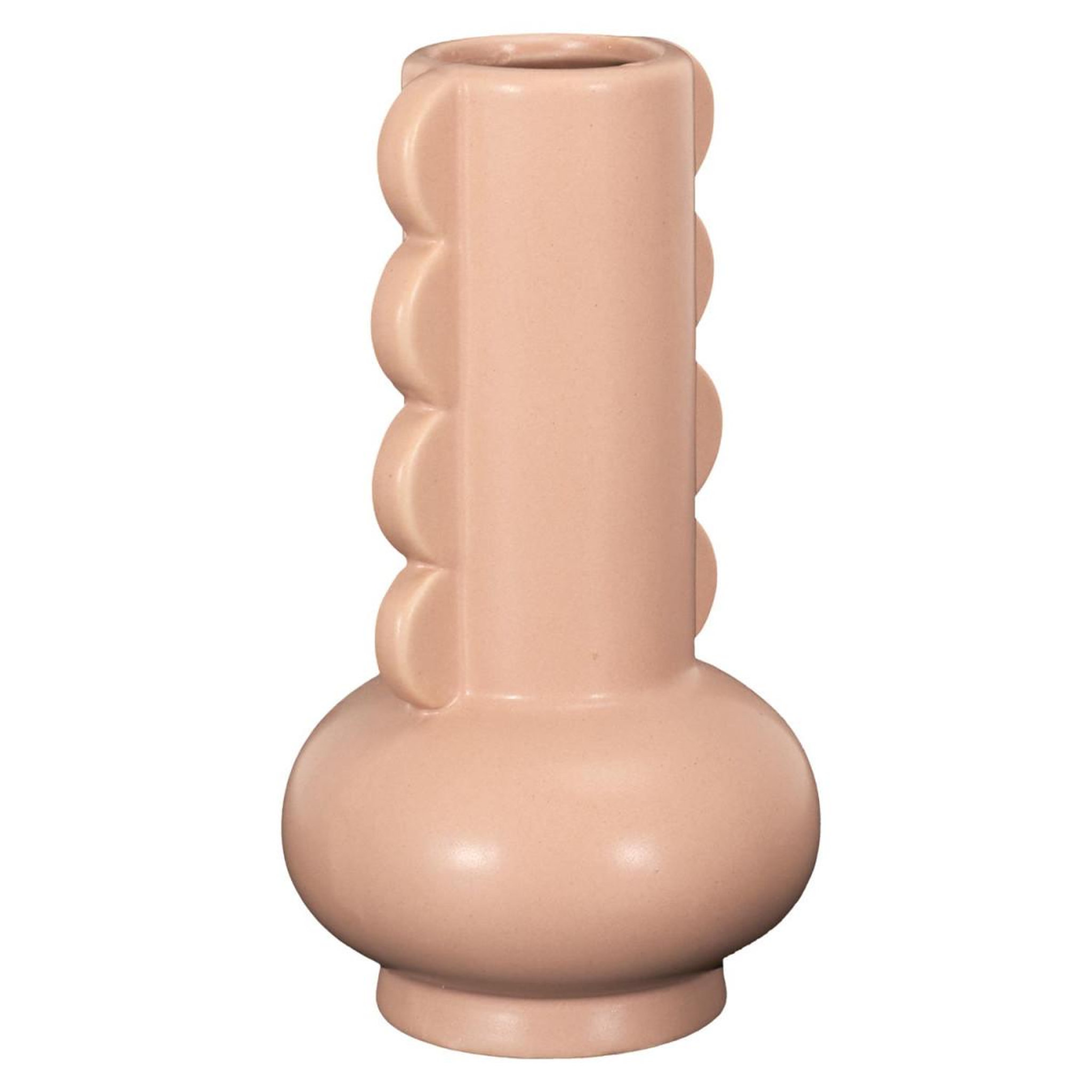 Voir la diapositive 2 : The Home Deco Factory Vase en céramique  lola  15cm rose