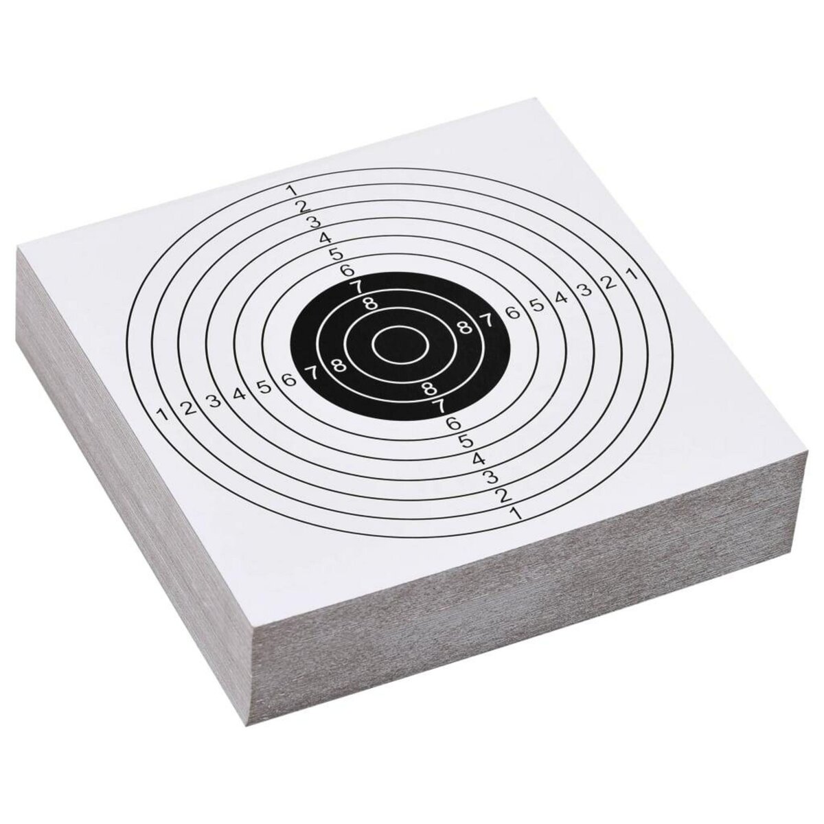 VIDAXL Cibles de papier de tir 100 pcs 15x15 cm
