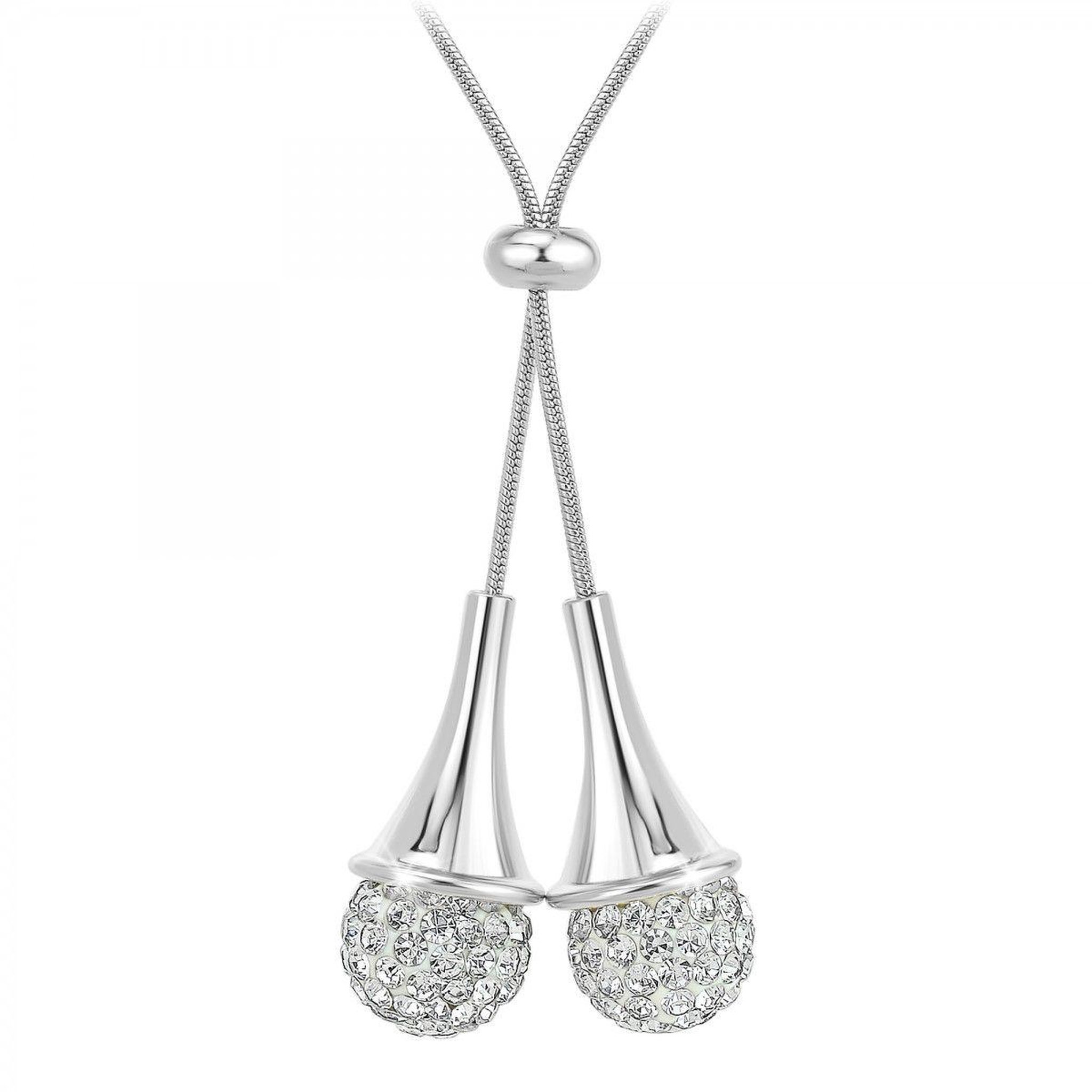 SC CRYSTAL Collier SC Crystal orné de Cristaux scintillants