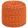 Voir la diapositive 2 : VIDAXL Corde de bateau Orange 10 mm 250 m Polypropylene