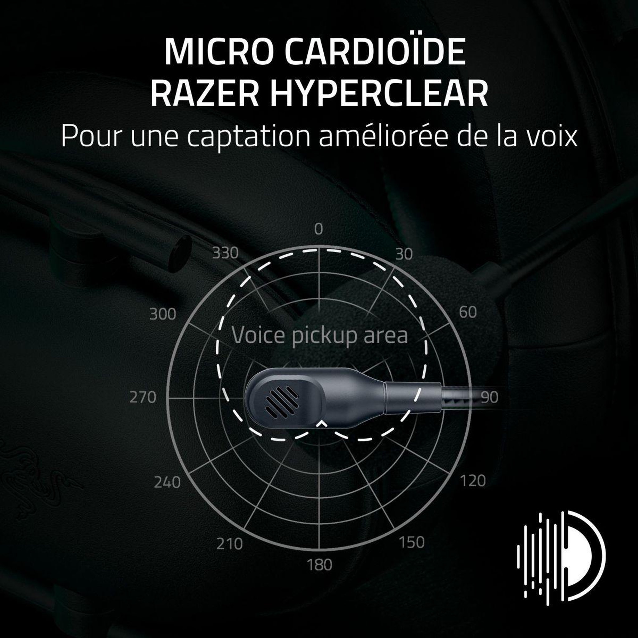 Voir la diapositive 4 : Razer Casque gamer BlackShark V2 X Xbox Quartz