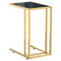Voir la diapositive 2 : VIDAXL Table d'appoint pour ordinateur Noir 50x35x65 cm Verre trempe