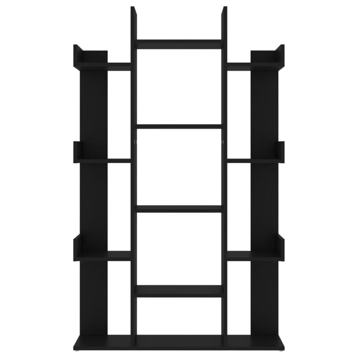 VIDAXL Bibliotheque Noir 86x25,5x140 cm Bois d'ingenierie
