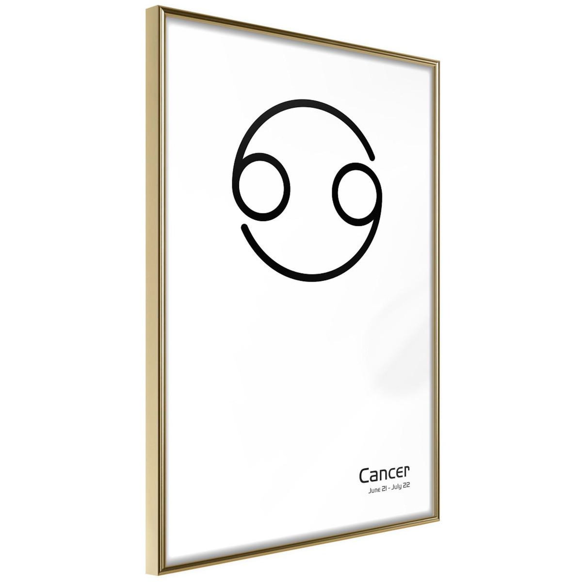 Paris Prix Affiche Murale Encadrée  Zodiac Cancer II