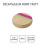 Voir la diapositive 4 : TASTY Décapsuleur rond en bois 6 cm Tasty Green