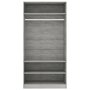 Voir la diapositive 5 : VIDAXL Garde-robe Gris cement 100 x 50 x 200 cm Agglomere