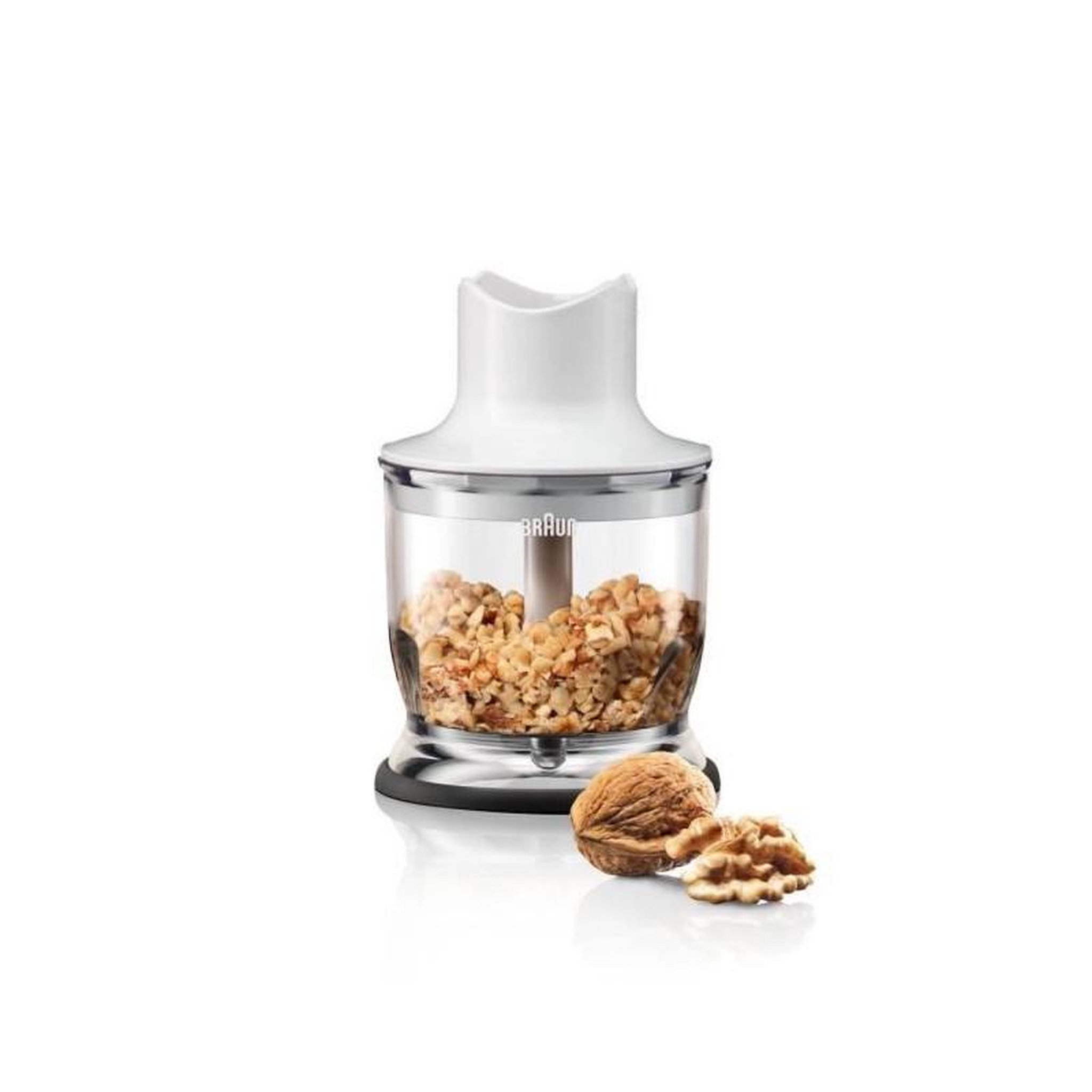 Voir la diapositive 4 : BRAUN BRAUN Mixeur plongeant avec hachoir Omelette - MQ3025WH - Blanc et Bleu