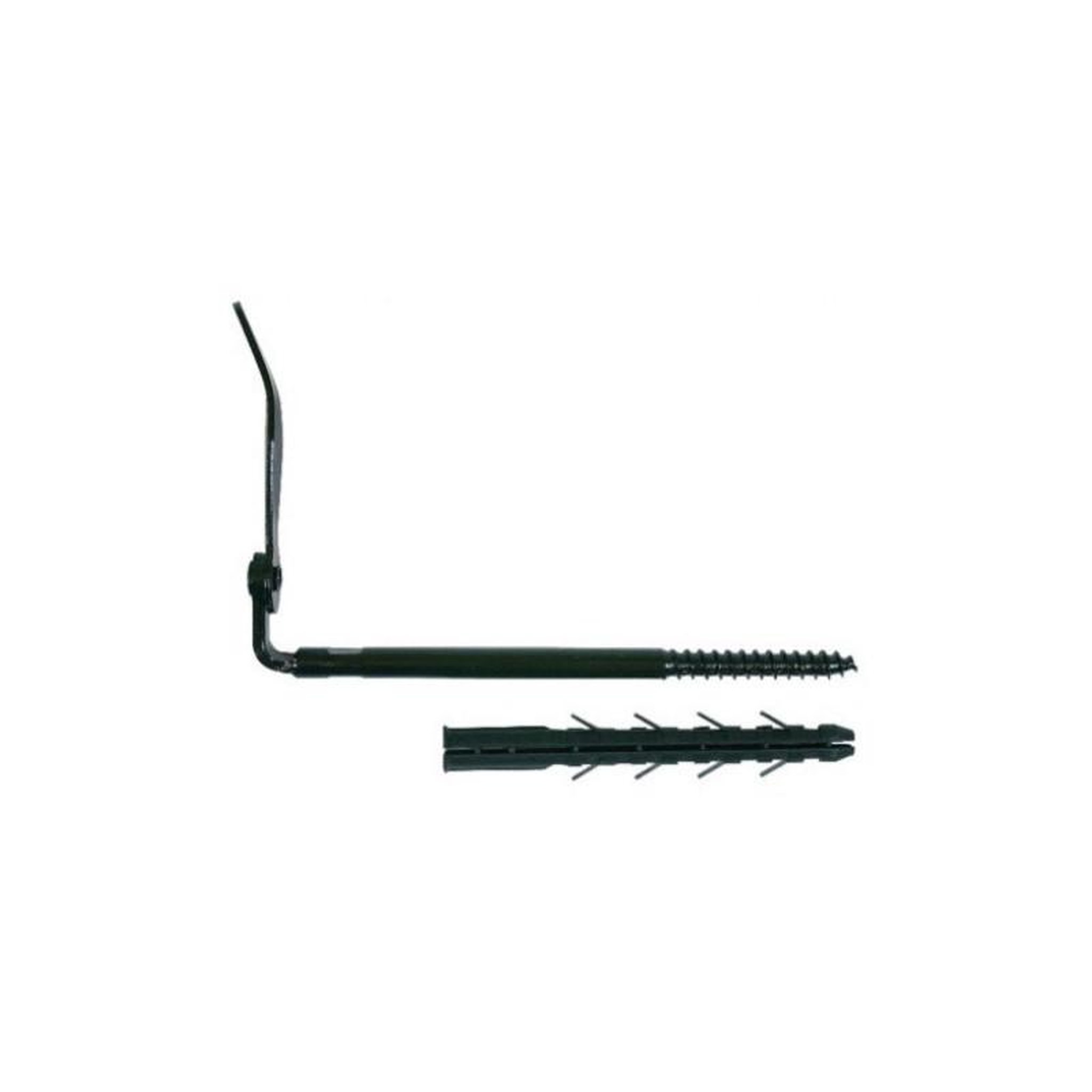 ING FIXATIONS Arrêt de volet 0 8 parpaing longueur 225mm noir ING FIXATIONS A070160
