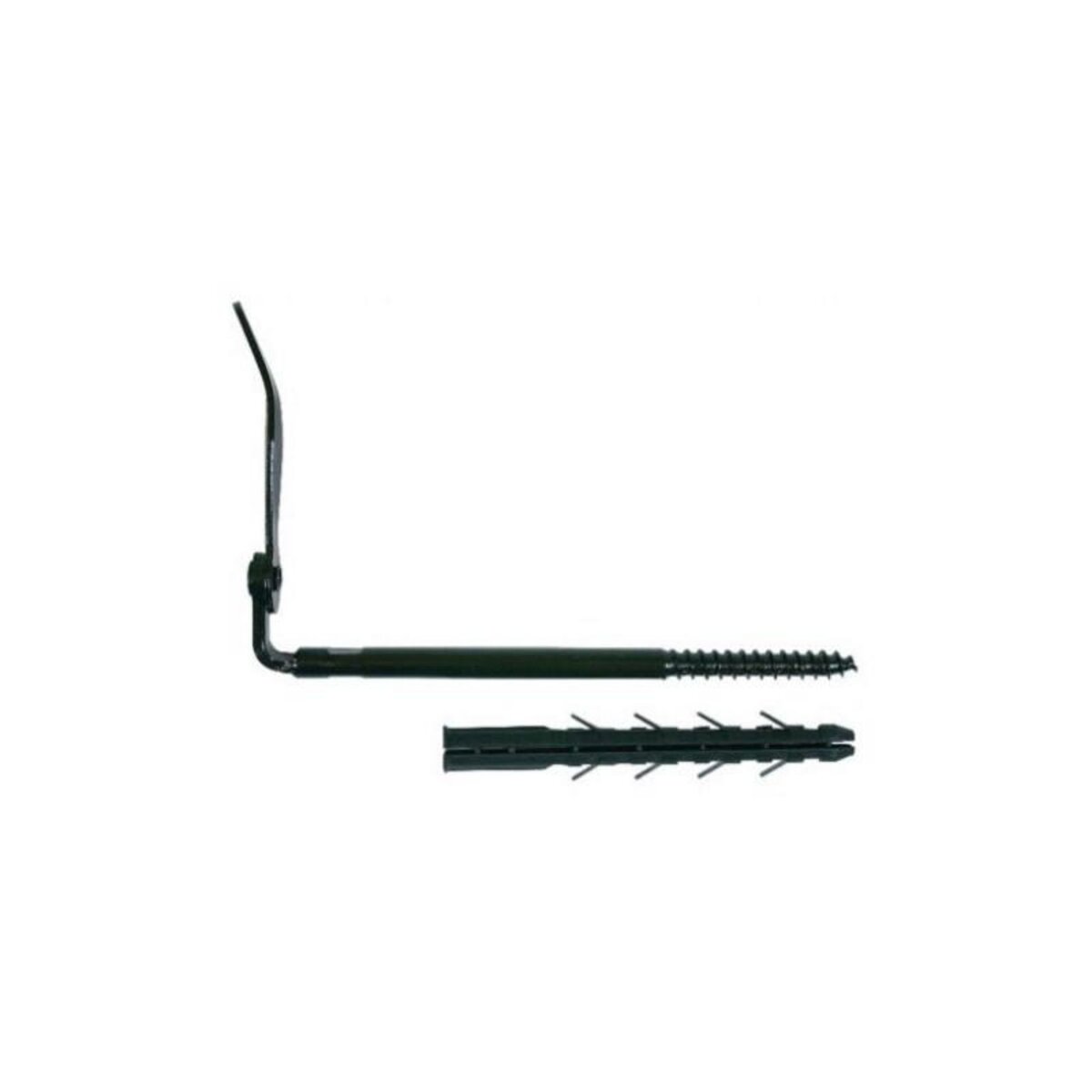 ING FIXATIONS Arrêt de volet 0 8 parpaing longueur 225mm noir ING FIXATIONS A070160