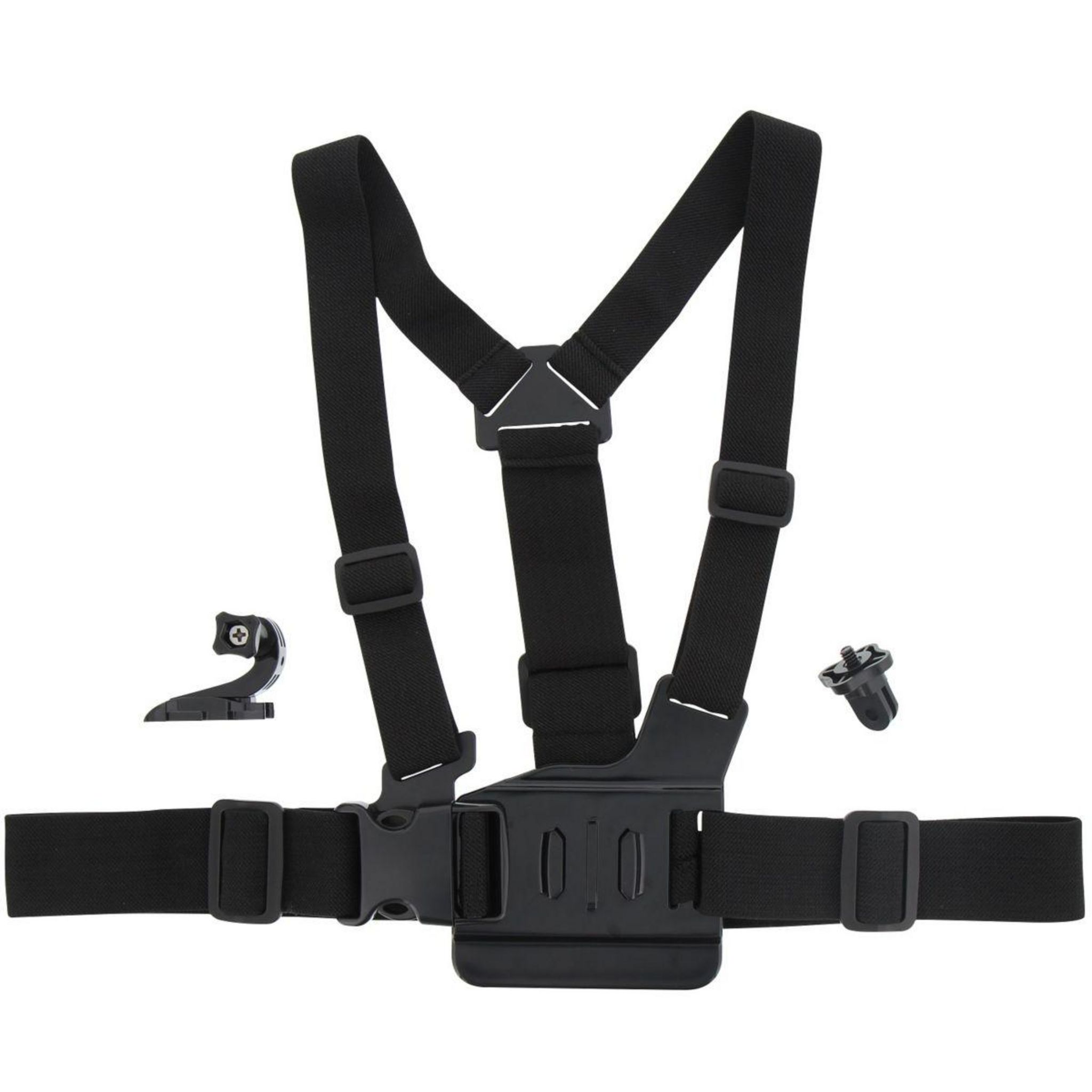 Harnais Poitrine 3 En 1 Pour Caméra D'action – Support Poitrine + Tête + Smartphone, Réglable !