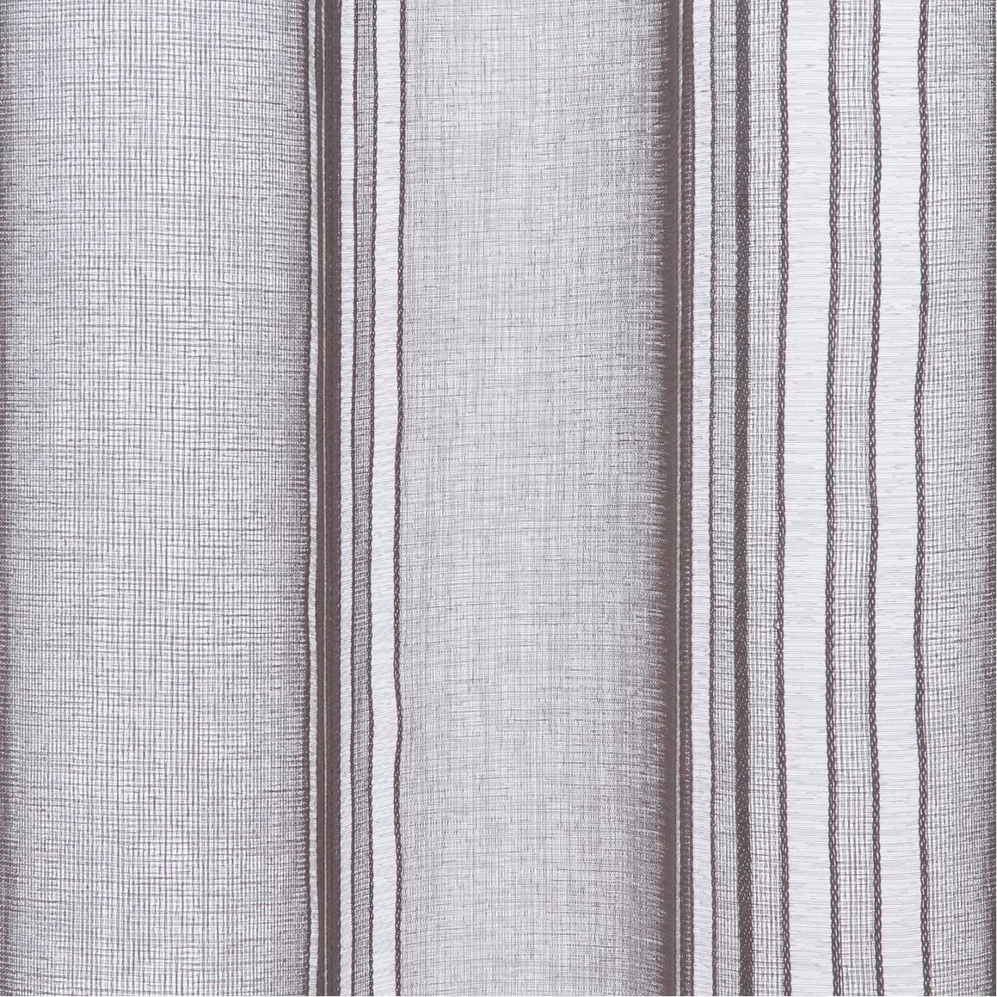 Voir la diapositive 3 : ATMOSPHERA Rideau voilage  lisa  140x240cm gris
