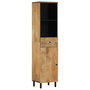 Voir la diapositive 1 : VIDAXL Armoire de salle de bain 38x33x160 cm bois massif de manguier