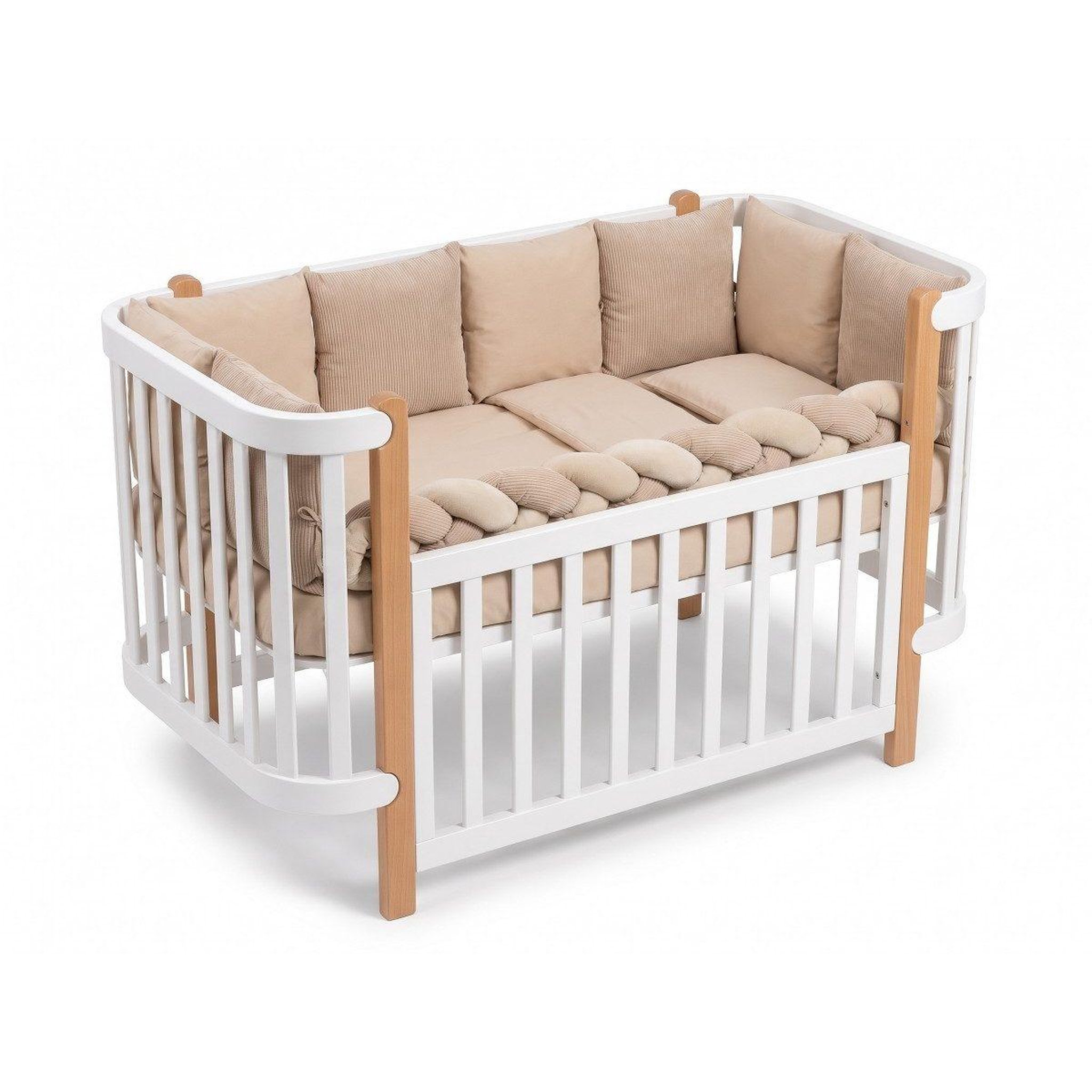 YAPPY KIDS Yappy7in1 - Ensemble de literie 7 en 1 - Cappuccino