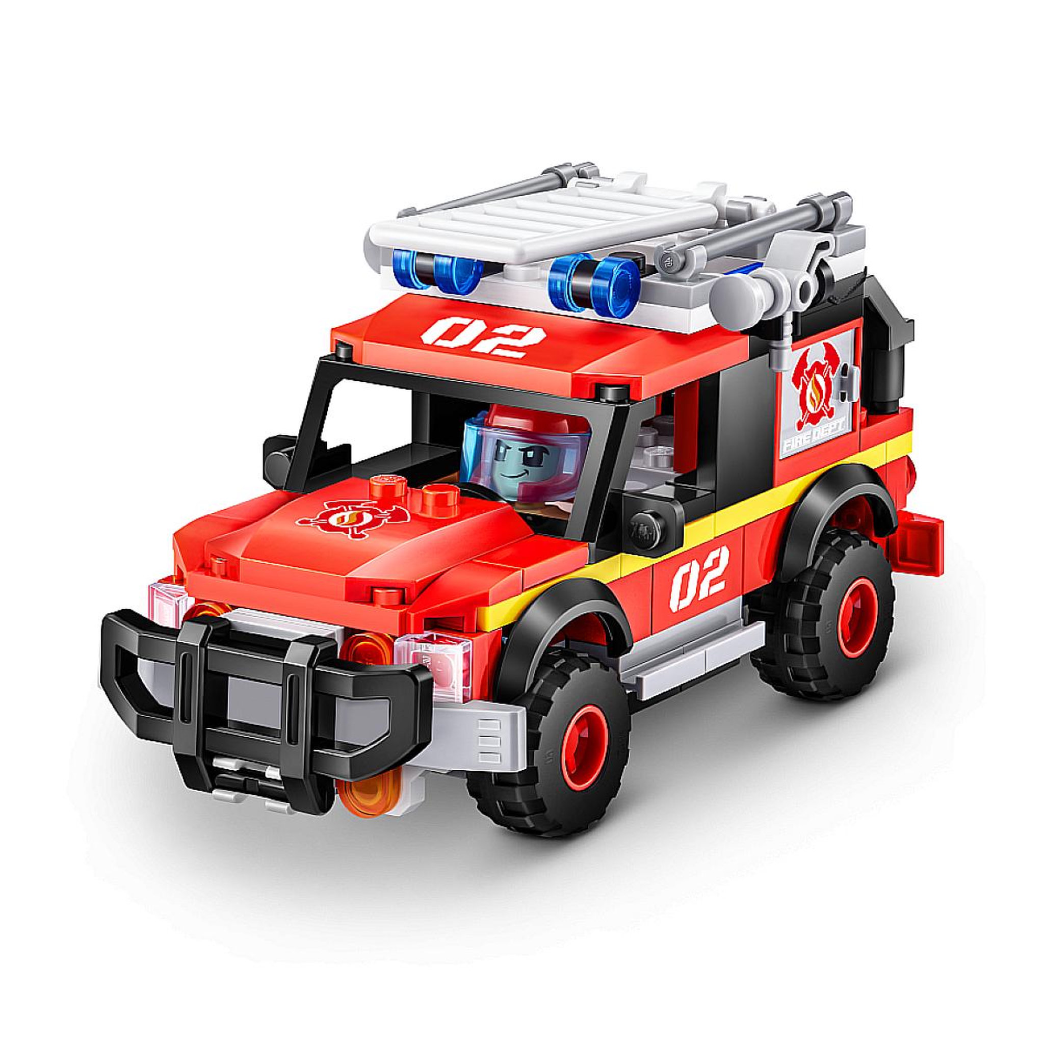 Voir la diapositive 5 : ZURU Max adventure fire rescue playset (265 pieces)