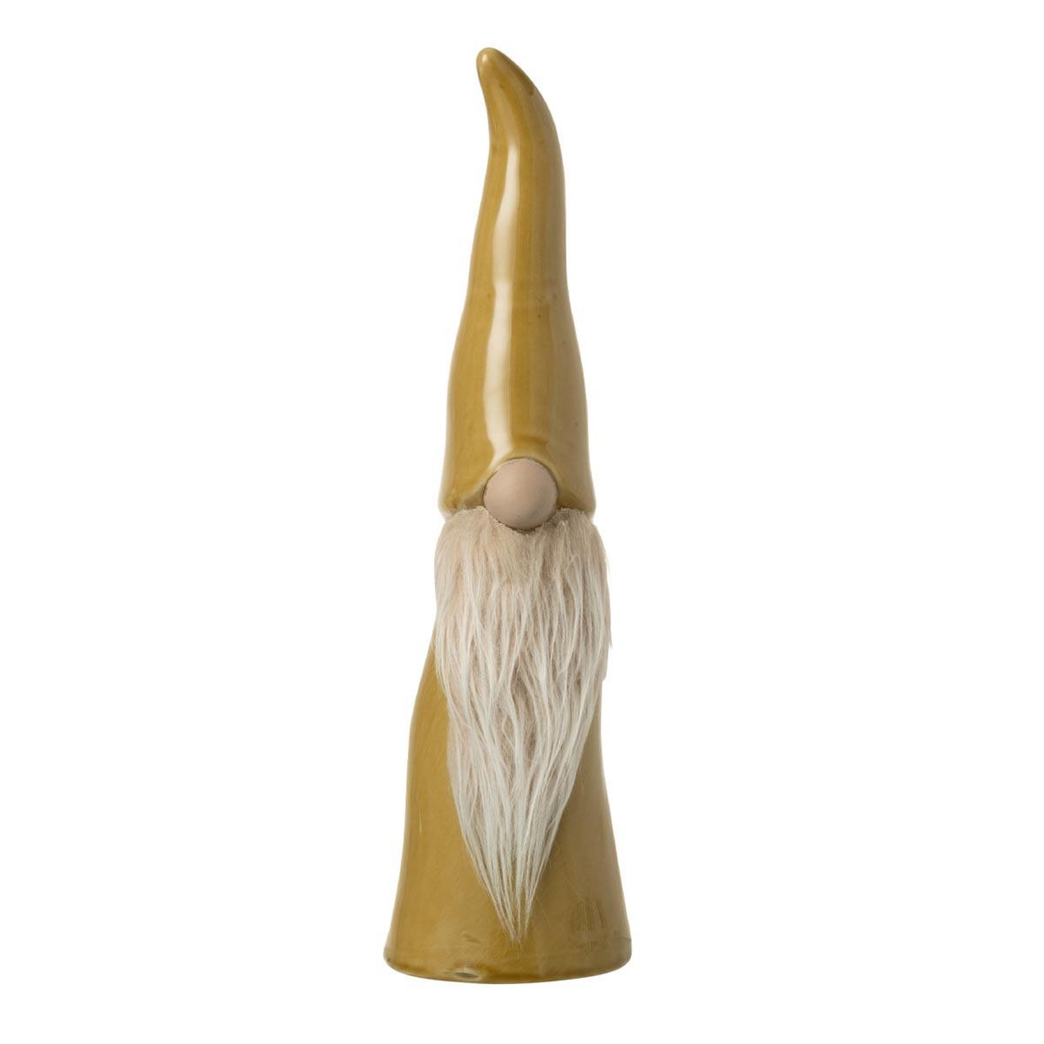 J-LINE Statuette lutin  chapeau pointu  40cm vert