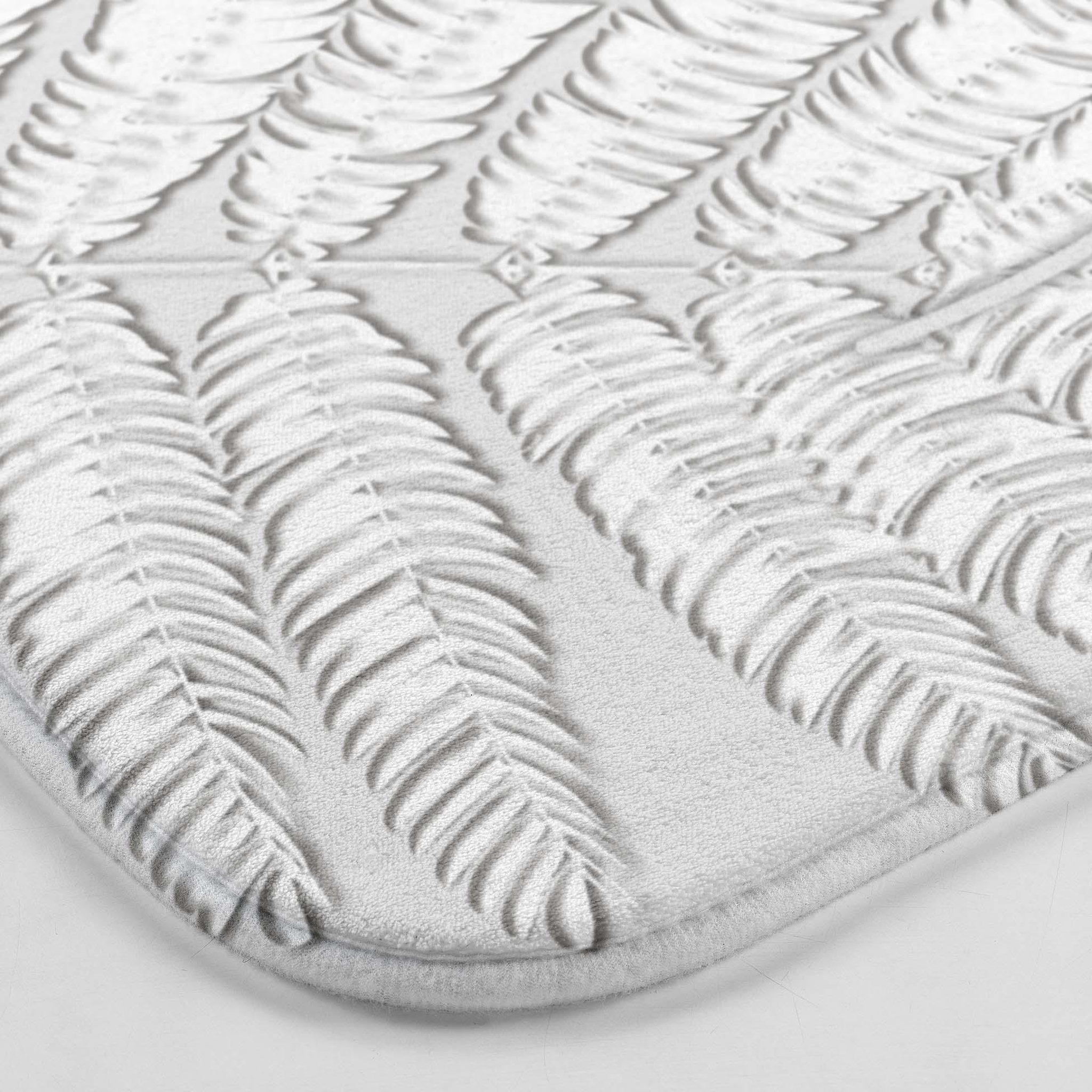 Voir la diapositive 3 : Eden Tapis de bain Feuilles d ambre
