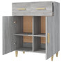 Voir la diapositive 4 : VIDAXL Buffet Sonoma gris 69,5x34x89 cm Bois d'ingenierie