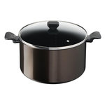 TEFAL Marmite aluminium + couvercle  EASY COOK & CLEAN 30 cm