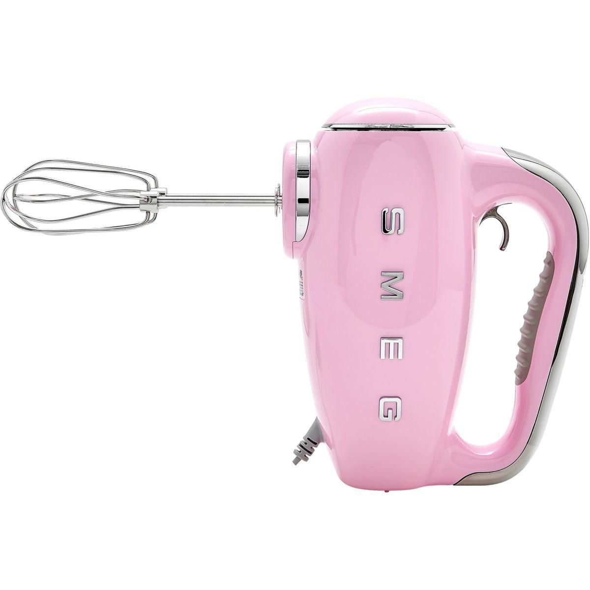 SMEG Batteur Rose HMF01PKEU