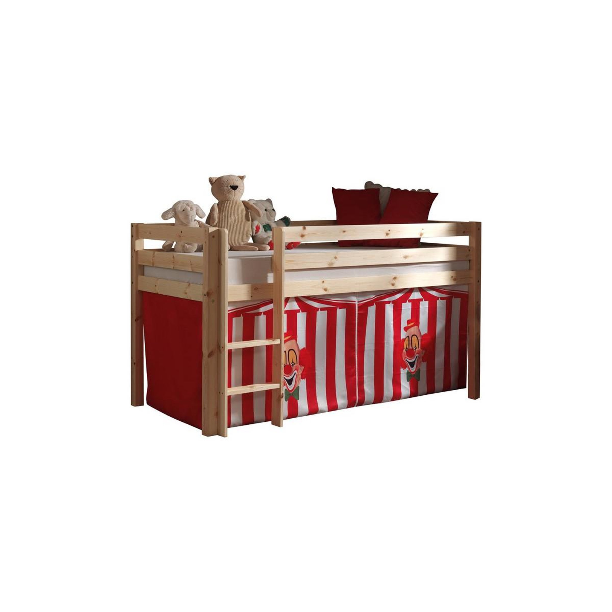 Paris Prix Lit enfant  pino cirque  90x200cm naturel