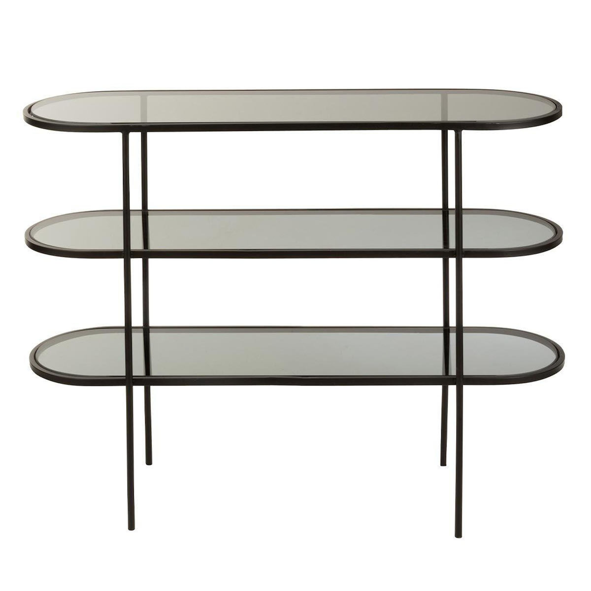 Paris Prix Étagère 3 Niveaux Design  Juto  100cm Noir