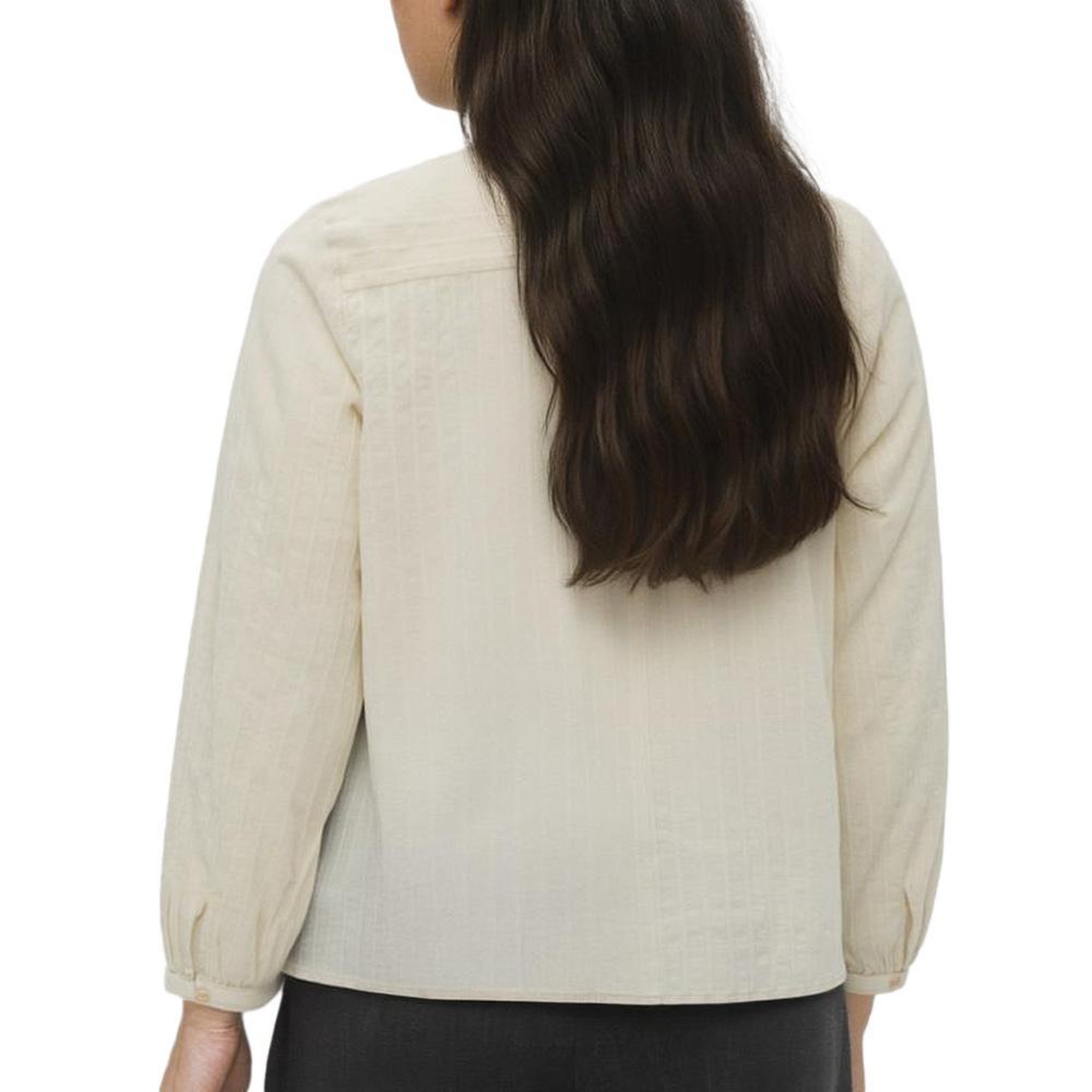 Voir la diapositive 2 : Vero Moda Chemise Beige Femme Vero Moda Floretta