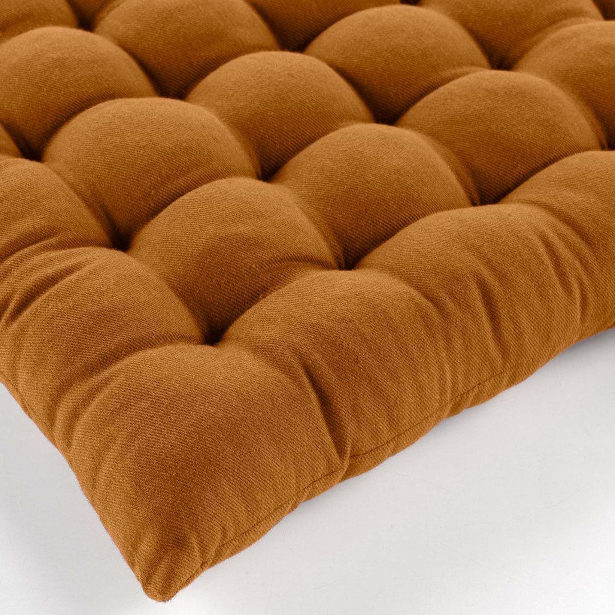 Voir la diapositive 3 : Douceur d'Intérieur Coussin de chaise  twily  38x38cm camel