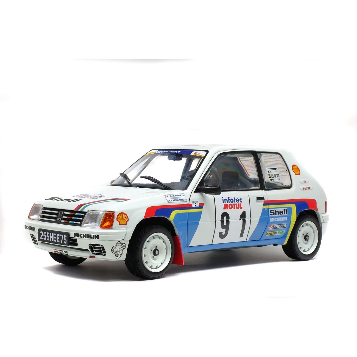 Citroën ZX Rallye raid jaune N°201 (rallye Paris-Dakar 1991) – Voiture miniature 1/43 | Achat modèle réduit de collection – Bernard Miniatures