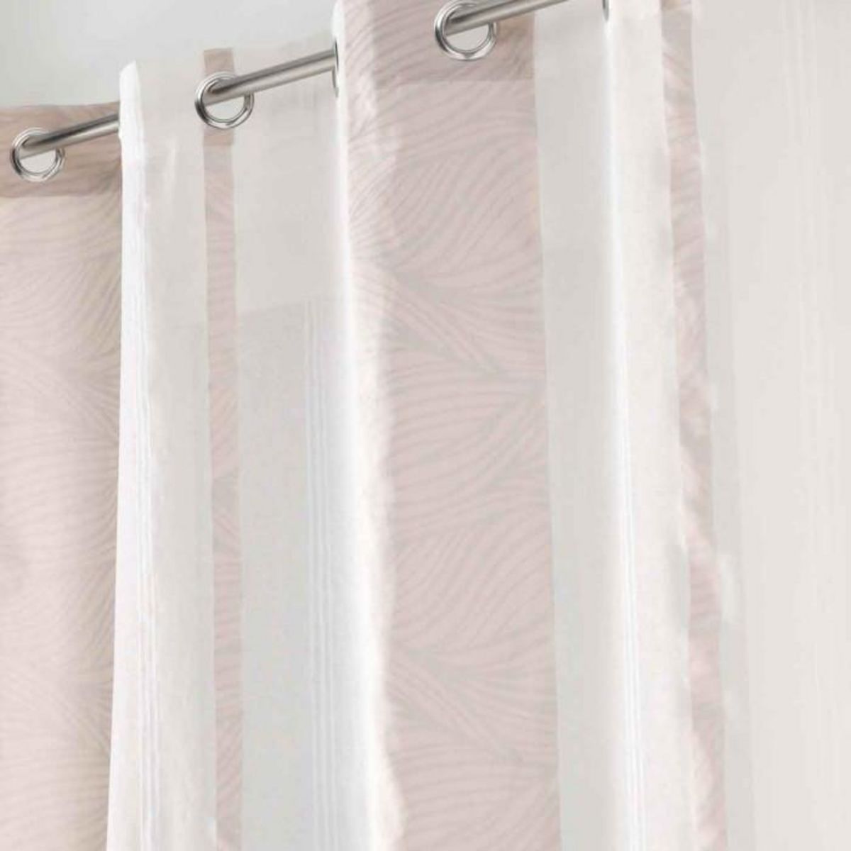 Paris Prix Rideau Voilage à Œillets  Estella  140x240cm Naturel