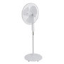 Voir la diapositive 2 : OCEANIC Ventilateur de pied OCEANIC - 45 W - Ø 44 cm - 3 vitesses - Oscillant - Inclinable - Blanc