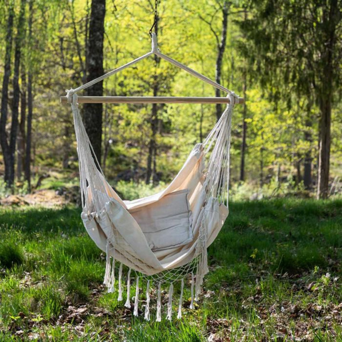 Paris Prix Fauteuil Suspendu en Tissu  Culasi  120cm Naturel