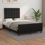 Voir la diapositive 1 : VIDAXL Cadre de lit sans matelas noir 120x200 cm similicuir